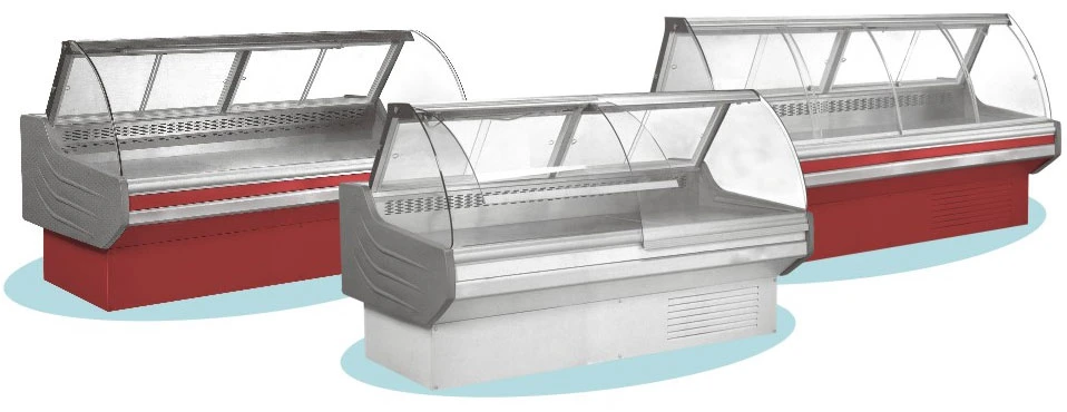 Popular Commercial Refrigerator Meat Cooler Freezer Display Chiller