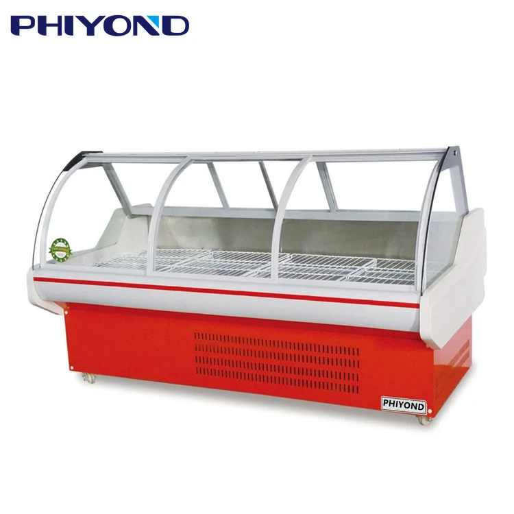 Phiyond Ssg-a Supermarket Meat Beef Seafood Display Freezer Deli Showcase Meat Fridge