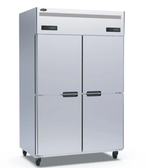 Able Well Sale Stainless Steel 6 Doors Commercial Vertical Fresh Food Meat Catering Refrigerator