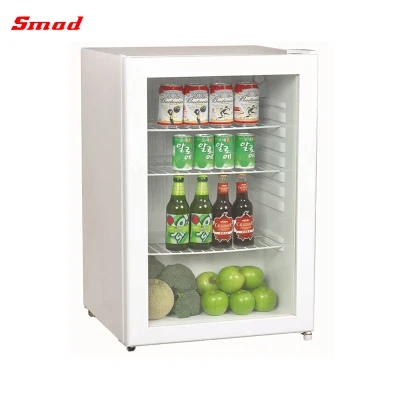 CE/SAA/ETL/RoHS Mini Glass Door Beverage Display Fridge