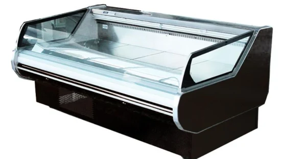 Delicatessens Meat Fresh Display Cabinet Deli Showcase Freezer for Butchery